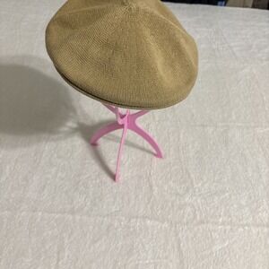 Unbranded Tan Flat Cap Golf Preppy Newsboy Hat Cotton Blend Mens